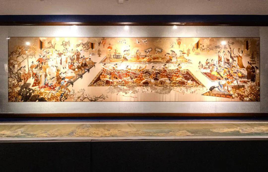 武功刺繡展品閃耀古城西安