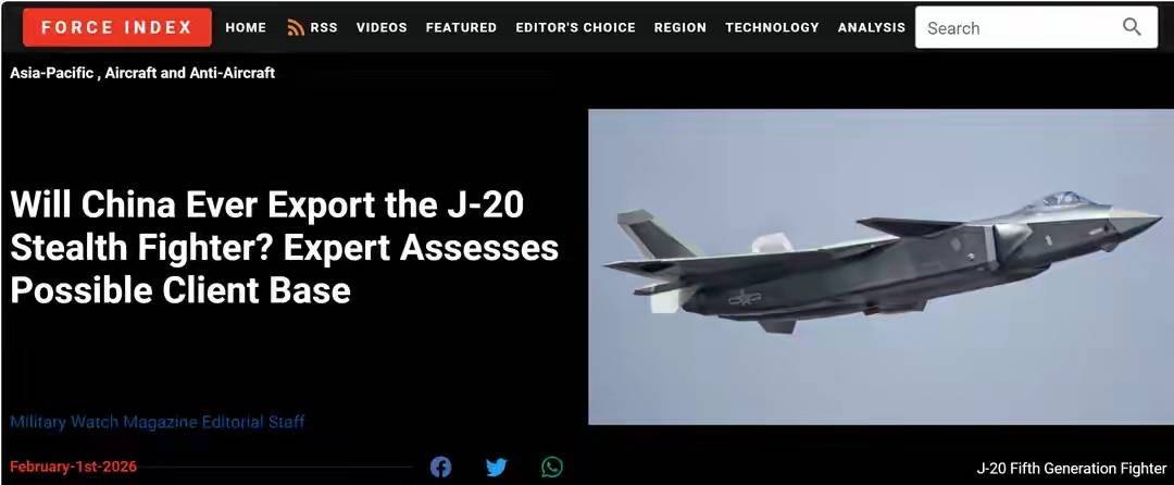 原創殲-20也要擺上貨架了？一旦出口就是降維打擊，首個買家大概來自非洲