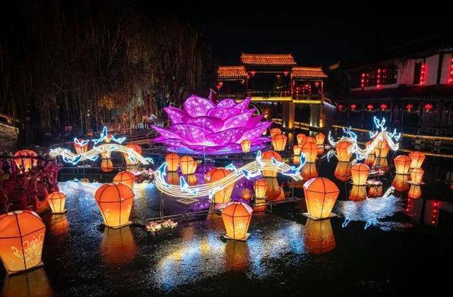 速收藏！棗莊臺兒莊古城春之花影與夜燈，錯過再等一年喲！