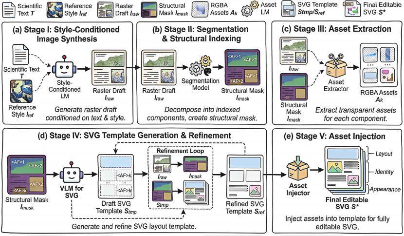 再也不擔心論文了！西湖大學開源：AI論文繪圖可以編輯了