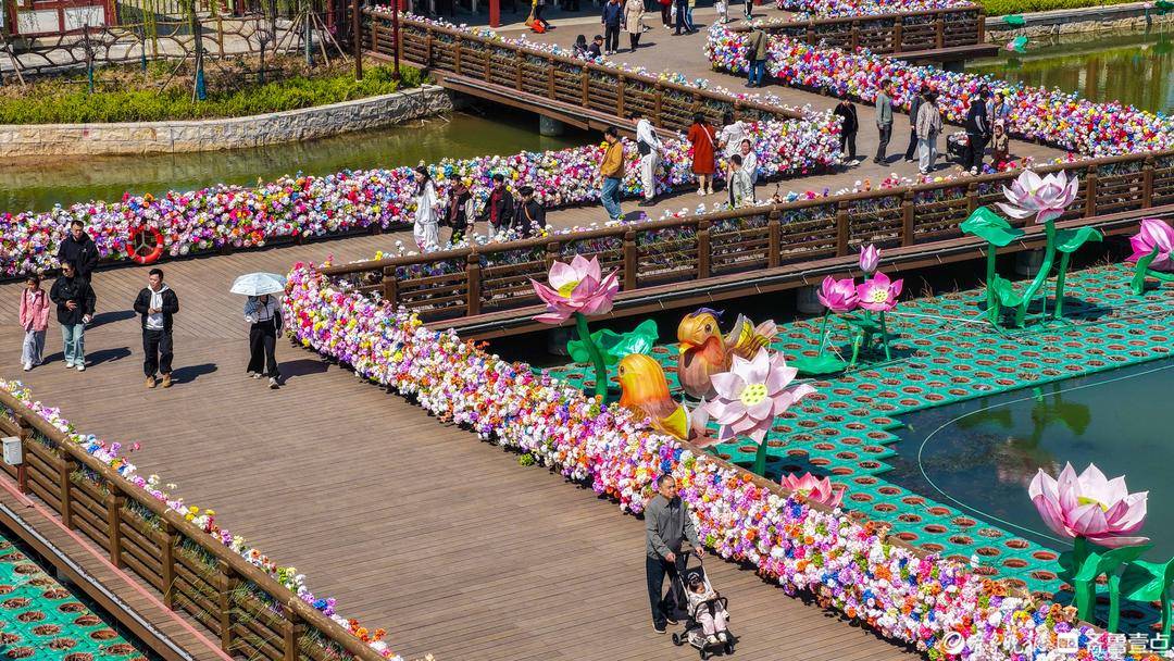 山東樂陵：清明假期首日 影視拍攝地遊人如織