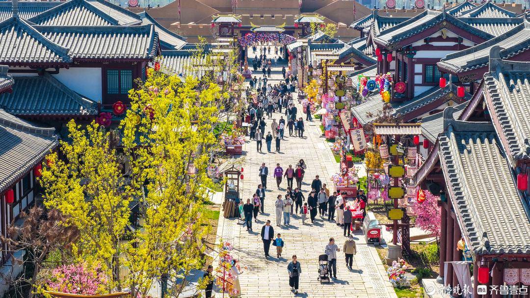 山東樂陵：清明假期首日 影視拍攝地遊人如織