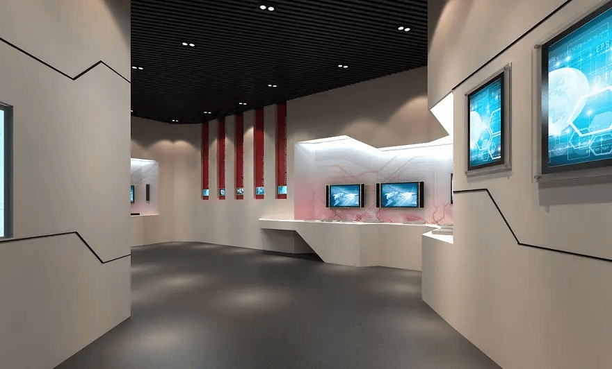 陝西博物館裝修施工，陝西展館裝修施工，陝西企業展廳裝修設計