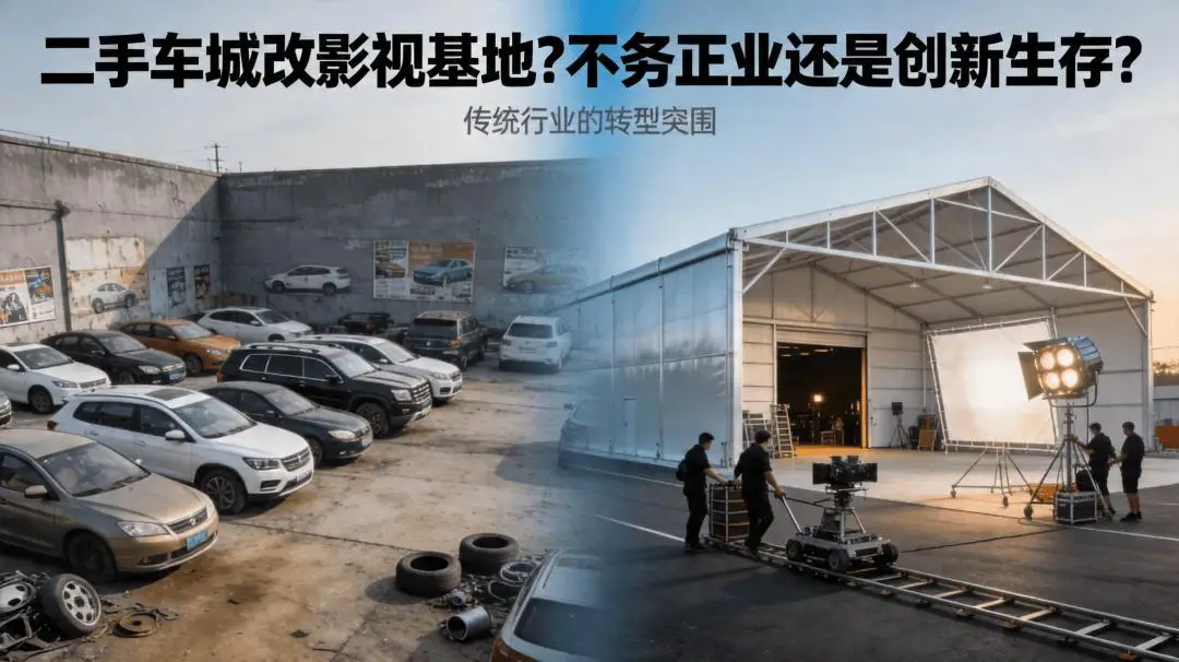 二手車城改影視基地？不務正業還是創新生存？