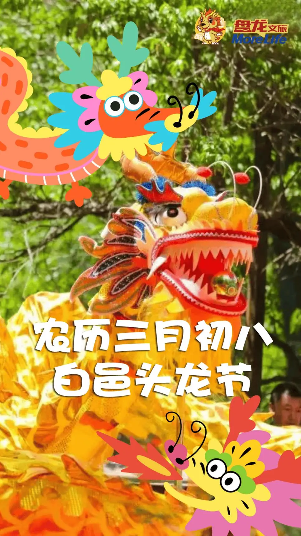 祈福、非遺、民俗、美食，全沉浸式狂歡！盤龍滇源白邑三月頭龍節千萬別錯過~